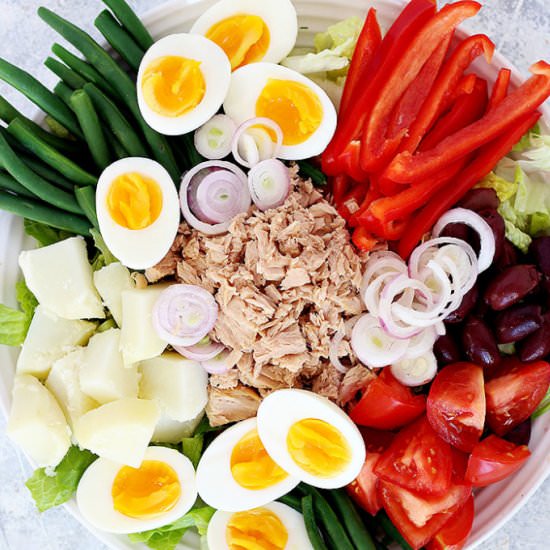 How To Make Nicoise Salad - Recipe photo by unicorns in the kitchen