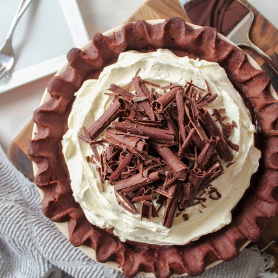 Chocolate Cream Pie - Recipe photo by Recipesinspiredbymom