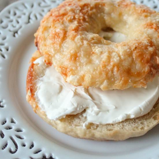 Asiago Cheese Bagels - Recipe photo by Recipesinspiredbymom