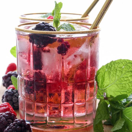 Lemon Berry Gin and Tonic - Recipe photo by KrazyKitchenMom