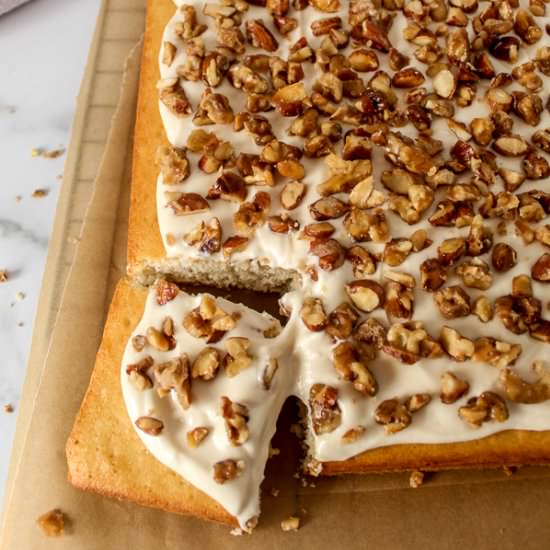 Maple Cake with Cream Cheese Icing - Recipe photo by parsleyandicing