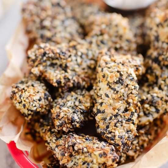 Air Fryer Chicken Tenders - Recipe photo by The Creative Bite