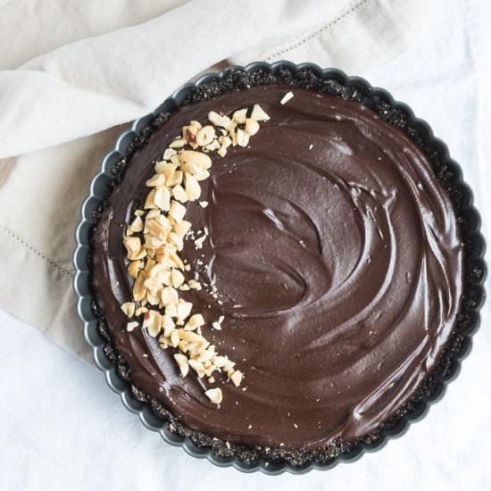 Chocolate Peanut Butter Pie - Recipe photo by infinebalance