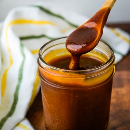 Jim Beam BBQ Sauce - Recipe photo by garlic and zest