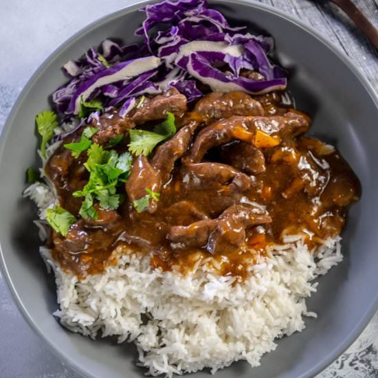 Instant Pot Pepper Steak - Recipe photo by garnishedplate