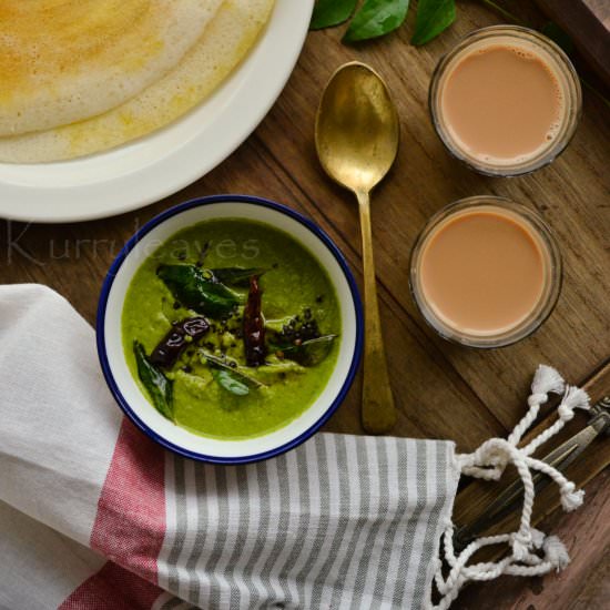 Coriander chutney - Recipe photo by Kurryleaves