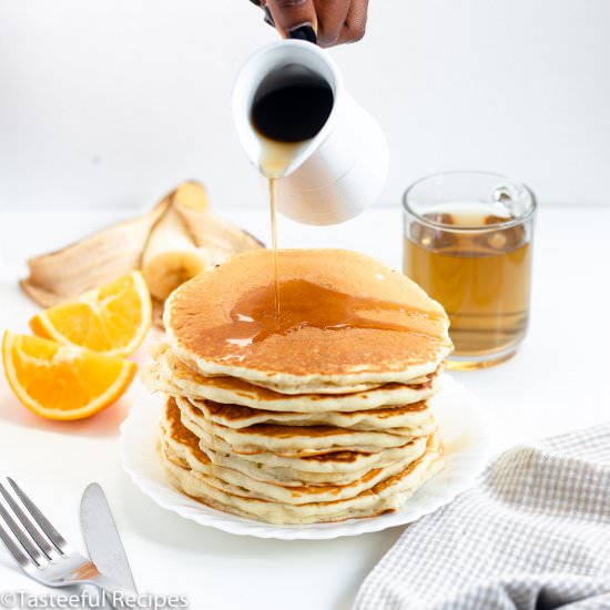 Homemade Buttermilk Pancakes - Recipe photo by Tasteefulrecipes
