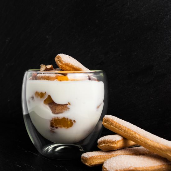 Cantuccini cherry tiramisu - Recipe photo by InJohnnysKitchen