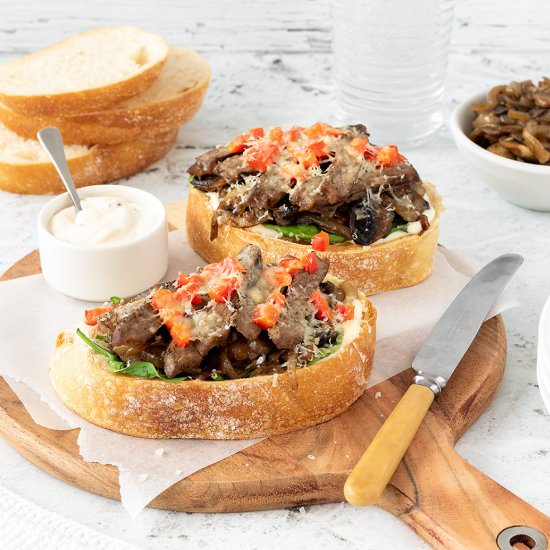 Steak Melts - Recipe photo by Your Ultimate Menu