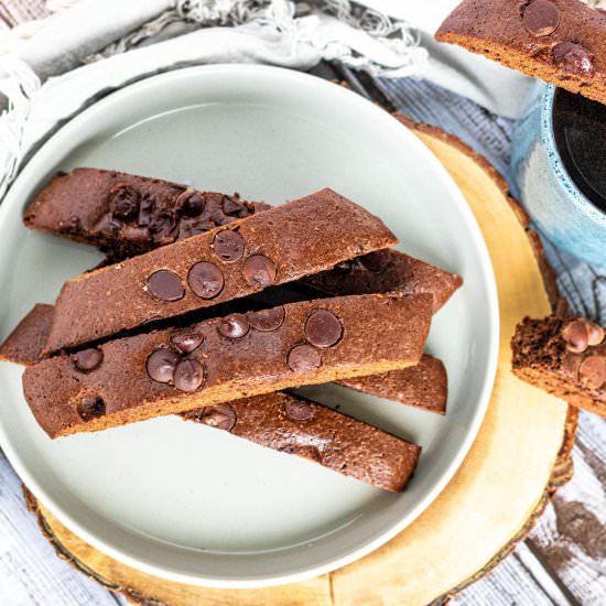 Double Chocolate Biscotti - Recipe photo by pipercooks