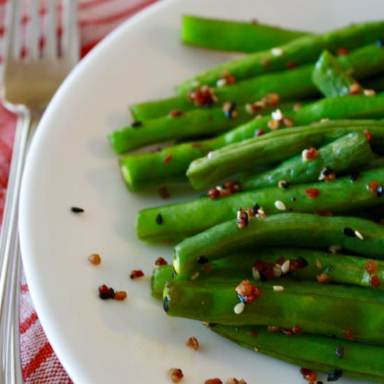 Amazing Roasted Green Beans - Recipe photo by theshortordercook