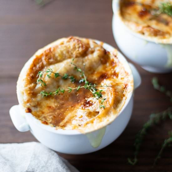 Classic French Onion Soup - Recipe photo by anyascookbook