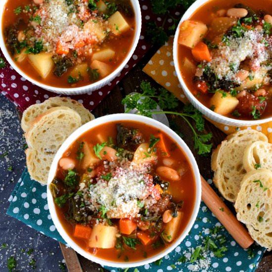 Tuscan Potato Bean Soup - Recipe photo by byronethomas