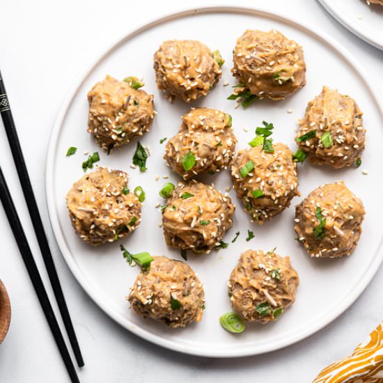 Asian Turkey Meatballs - Recipe photo by foodfaithfitness