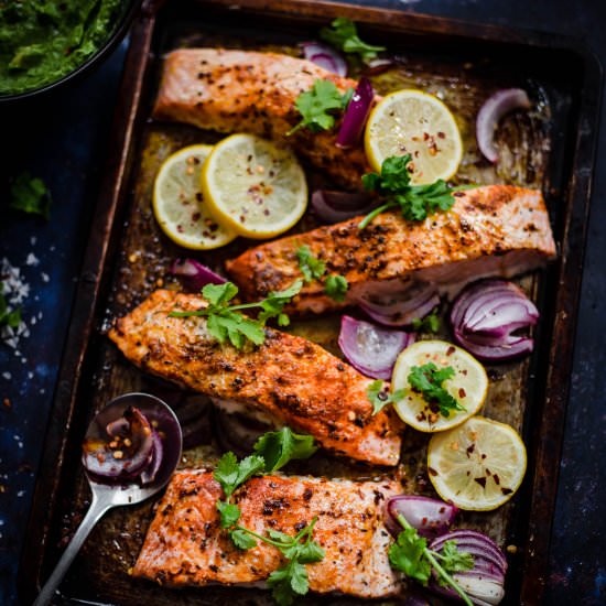 Oven Baked Salmon - Recipe photo by tiffinandteaofficial