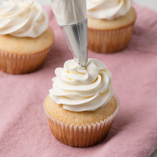 Swiss Meringue Buttercream - Recipe photo by IntrovertBaker