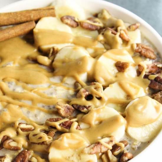 Banana Bread Overnight Oats - Recipe photo by bakingyouhappier