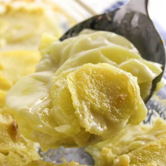 Vegan Scalloped Potatoes - Recipe photo by bakingyouhappier