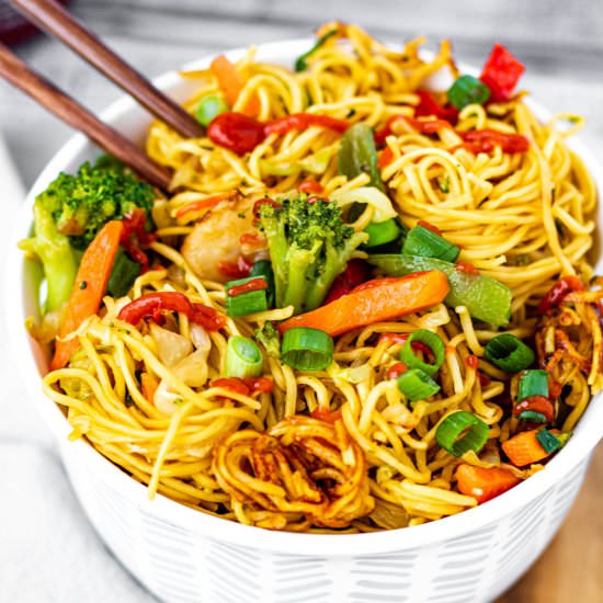 Easy Vegetable Chow Mein - Recipe photo by pipercooks