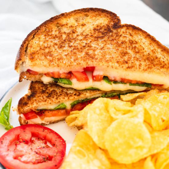Caprese Grilled Cheese Sandwich - Recipe photo by pipercooks