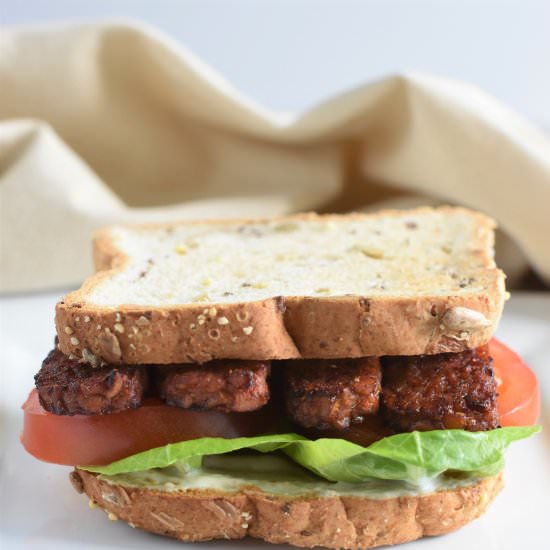 Vegan BLT Sandwich - Recipe photo by Watch Learn Eat
