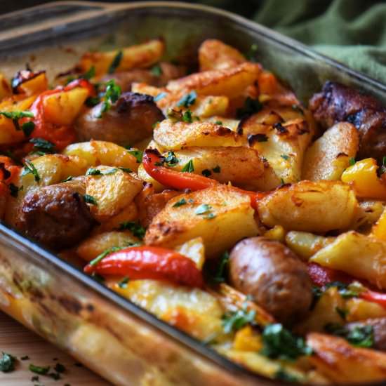 Italian Sausage Bake - Recipe photo by shelovesbiscotti