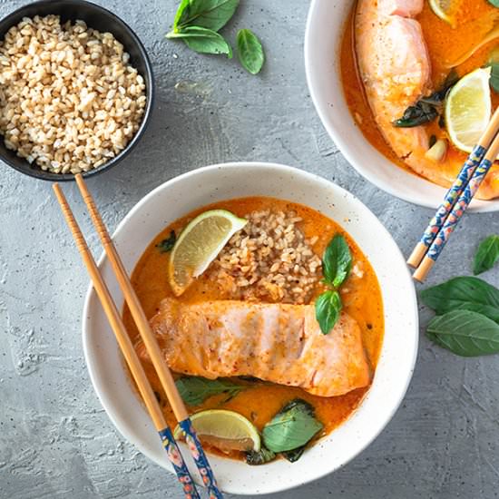 Red Salmon Curry - Recipe photo by The Home Cooks Kitchen