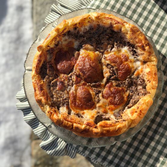 Quiche with red chicory - Recipe photo by streghetta in cucina