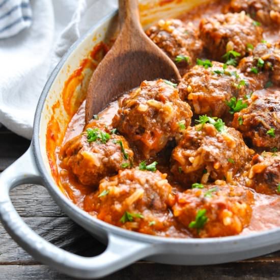 Porcupine Meatballs - Recipe photo by The Seasoned Mom