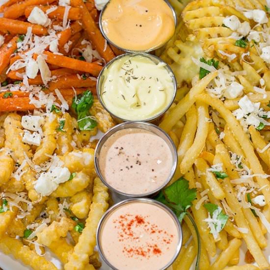 French Fry Board - Recipe photo by spicedblog