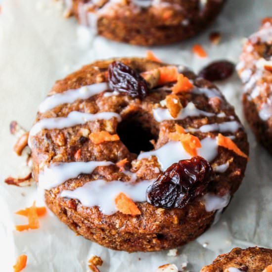 Gluten-Free Morning Glory Doughnuts - Recipe photo by laushealthylife