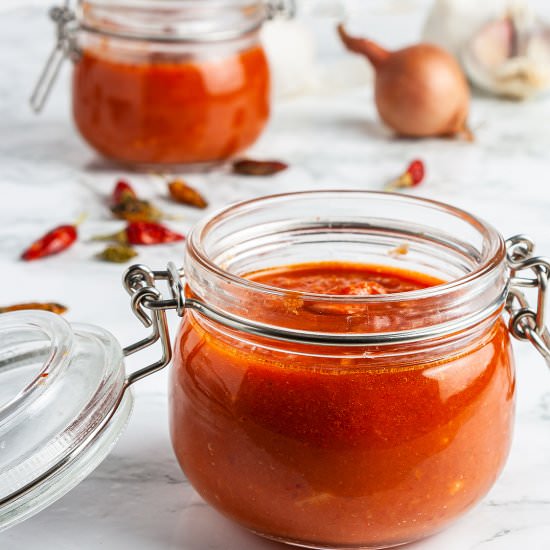 "Kebab Shop" Chilli Sauce - Recipe photo by foodaciously