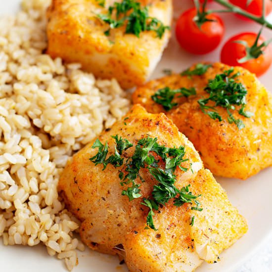 Easy Parmesan Baked Cod Recipe - Recipe photo by unicorns in the kitchen