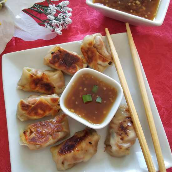 Plant-Based Chinese Dumplings - Recipe photo by momknowsbest