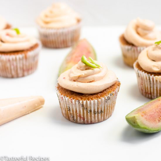 Vanilla Guava Cupcakes - Recipe photo by Tasteefulrecipes
