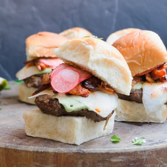 Korean bbq beef sliders - Recipe photo by cherryonmysundae