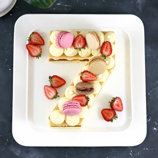 Gluten Free Number Cake Trend - Recipe photo by SouthernInLaw