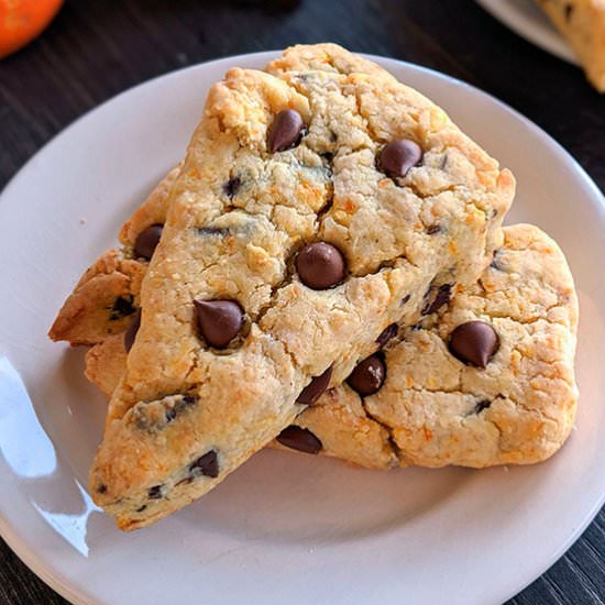 Chocolate Orange Scones - Recipe photo by fooddoodles