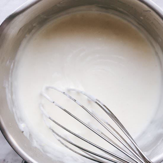 Basic White Sauce or Bechamel - Recipe photo by OffTheWheatenPath