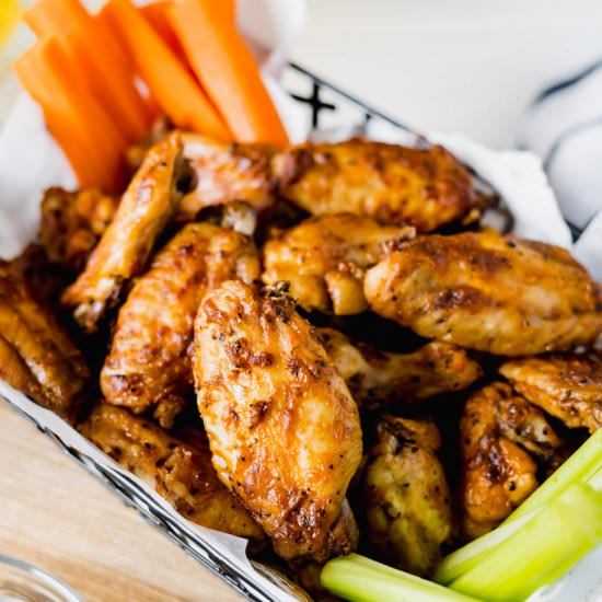 Spicy Oven Baked Chicken Wings - Recipe photo by TheDeliciousSpoon