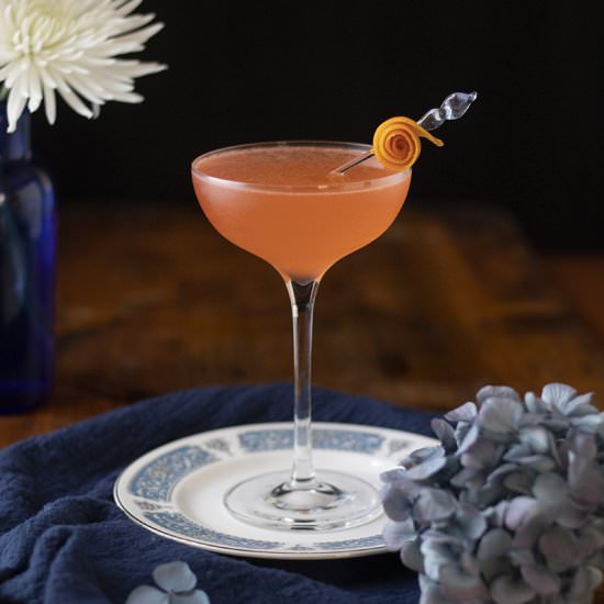 Nordic Summer Cocktail with Aquavit - Recipe photo by moodymixologist