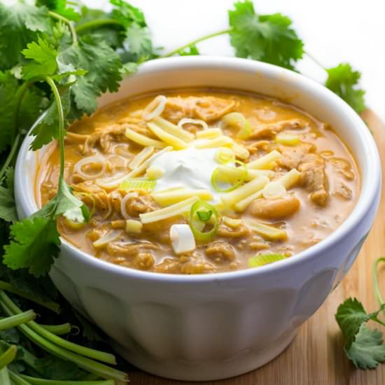 Award Winning White Chicken Chili - Recipe photo by panning the globe