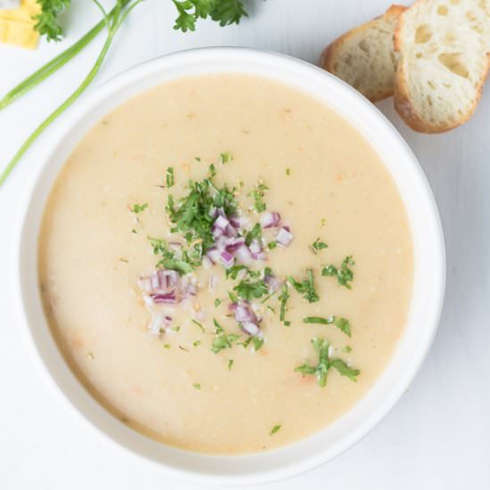 Cream of Garlic Soup - Recipe photo by infinebalance
