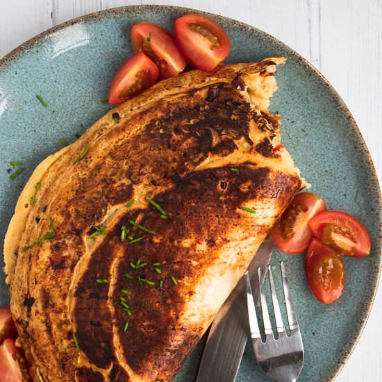 Vegan Omelette - Recipe photo by spoonfulofkindness