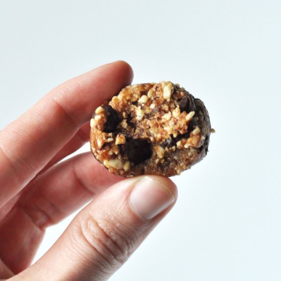 Mint Chocolate Chip Energy Balls - Recipe photo by sweetrusticbakes