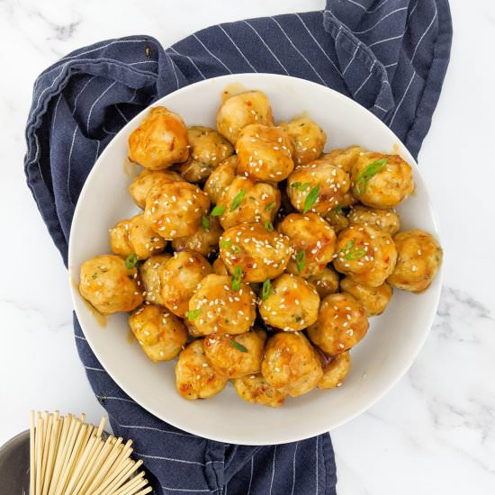 Sweet Chili Meatballs - Recipe photo by dwardcooks