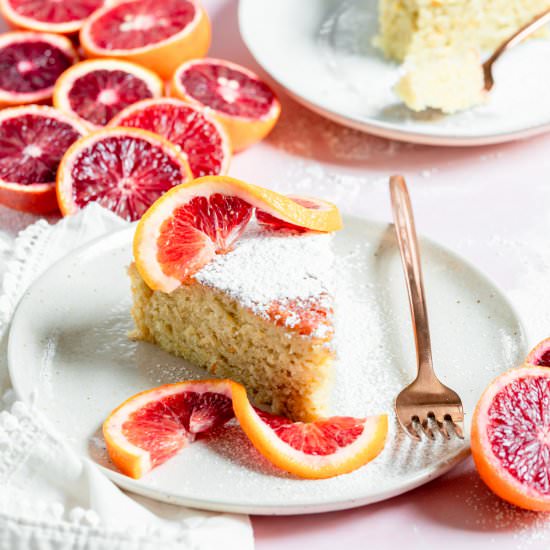 Blood Orange Olive Oil Cake - Recipe photo by SprinklesandSeaSalt