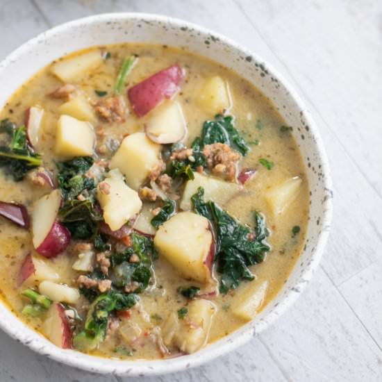 Whole30 Zuppa Toscana – Dairy-Free - Recipe photo by farmsteadchic