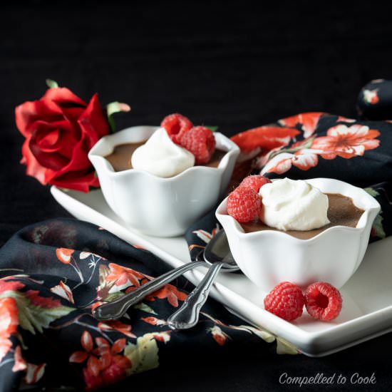 Chocolate Pots de Créme - Recipe photo by Compelled To Cook