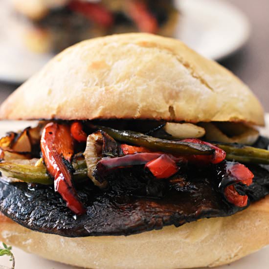 Marinated Portobello Burgers - Recipe photo by Elke living